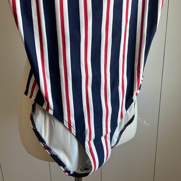 Solid & Striped Gemma Americana stripe one piece suit NWT - Picture 6 of 8